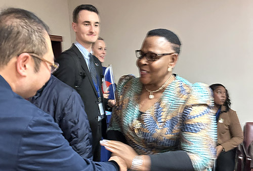 美寶集團(tuán)董事局主席徐鵬應(yīng)邀出席聯(lián)合國(guó)婦女周系列活動(dòng)